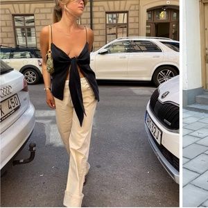 Djerf Ave Straight Jeans - Cream